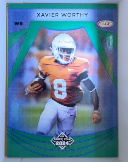 2024 Sage All Rookie Team #113 Xavier Worthy — front