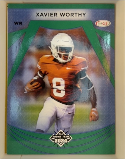 2024 Sage Football All Rookie Team #113 Xavier Worthy — front