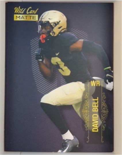 2022 Wild Card Matte #MB-28 David Bell — front