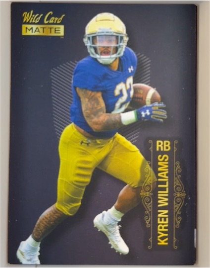 2022 Wild Card Matte #MB-78 Kyren Williams — front