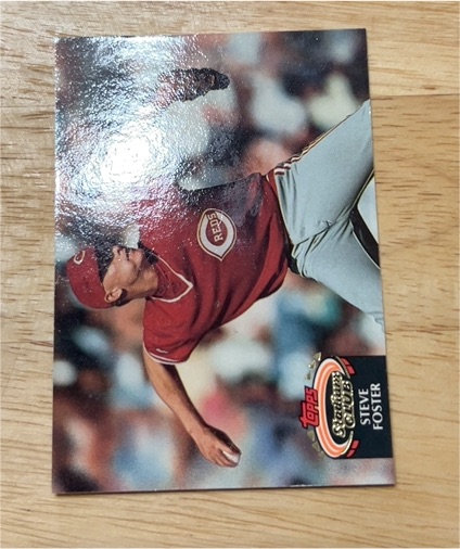 1992 Topps Stadium Club #826 Steve Foster — front
