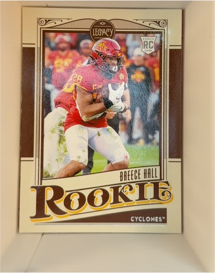 2022 Panini Chronicles Legacy Draft Picks #6 Breece Hall — front