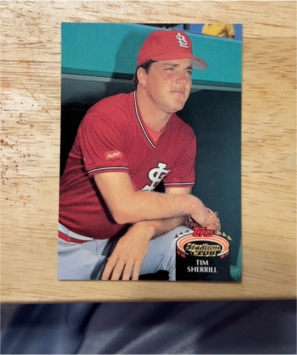 1992 Topps Stadium Club #822 Tim Sherrill — front