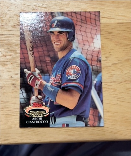 1992 Topps Stadium Club #802 Archi Cianfrocco — front
