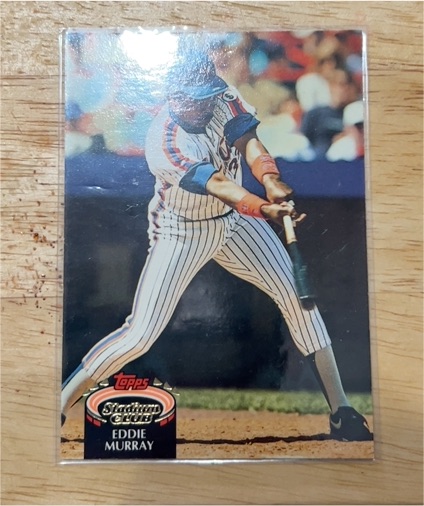 1992 Topps Stadium Club #795 Eddie Murray — front