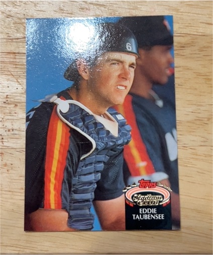 1992 Topps Stadium Club #790 Eddie Taubensee — front