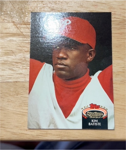 1992 Topps Stadium Club #614 Kim Batiste — front