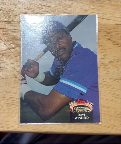 1992 Topps Stadium Club #745 Dave Winfield — front