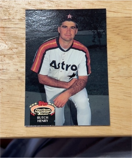 1992 Topps Stadium Club #742 Butch Henry — front