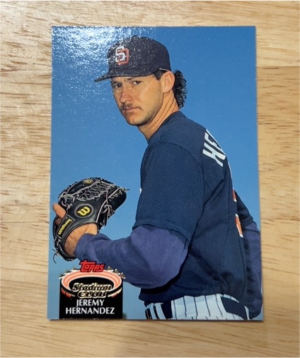 1992 Topps Stadium Club #734 Jeremy Hernandez — front