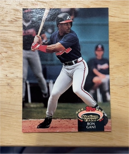 1992 Topps Stadium Club #730 Ron Gant — front
