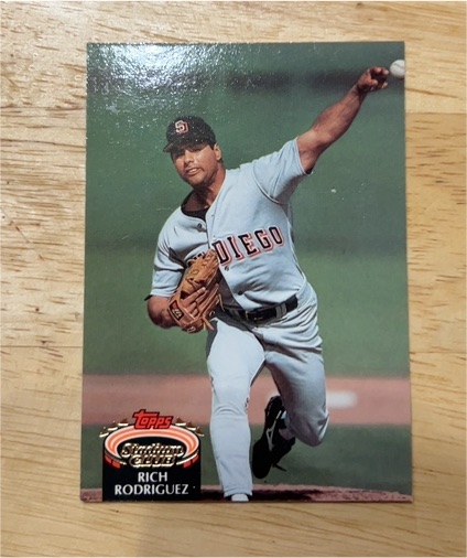 1992 Topps Stadium Club #712 Rich Rodriguez — front