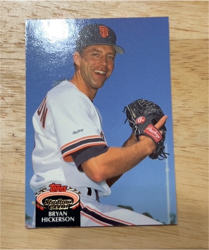 1992 Topps Stadium Club #686 Bryan Hickerson — front