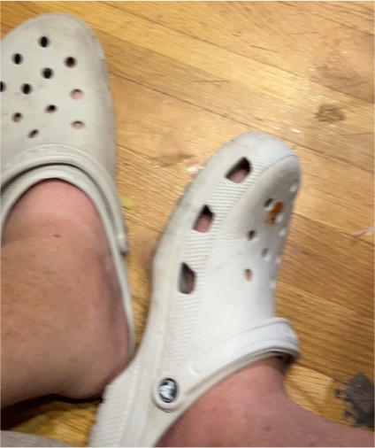 Crocs Classic Clog Cream Color — front