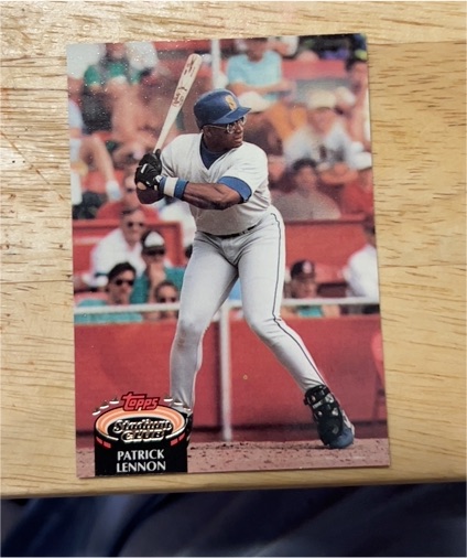 1992 Topps Stadium Club #679 Patrick Lennon — front