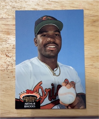 1992 Topps Stadium Club #641 Arthur Rhodes — front