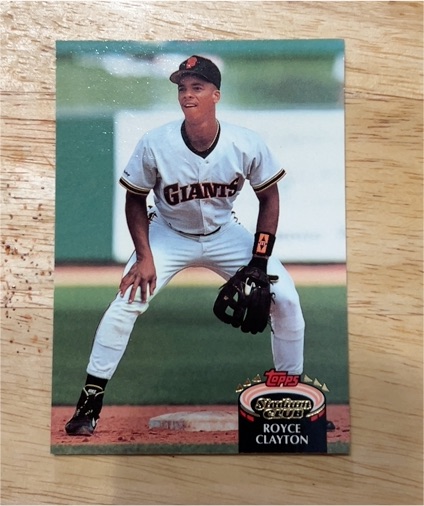 1992 Topps Stadium Club #630 Royce Clayton — front