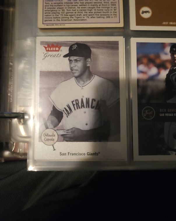 2002 Fleer Greats #11 Orlando Cepeda — front