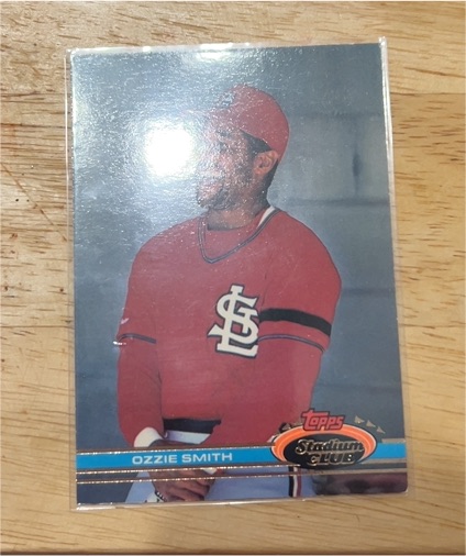1991 Topps Stadium Club #154 Ozzie Smith — front