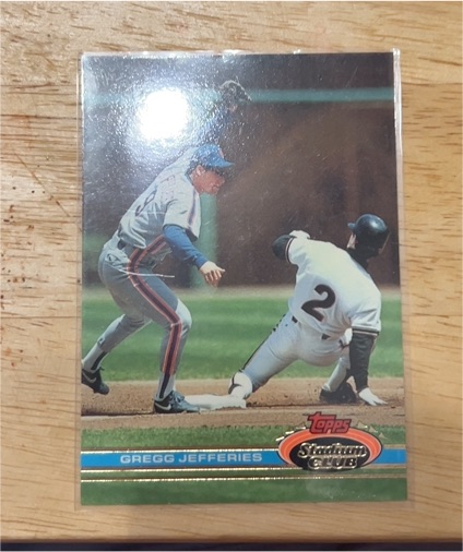 1991 Topps Stadium Club #257 Gregg Jefferies — front