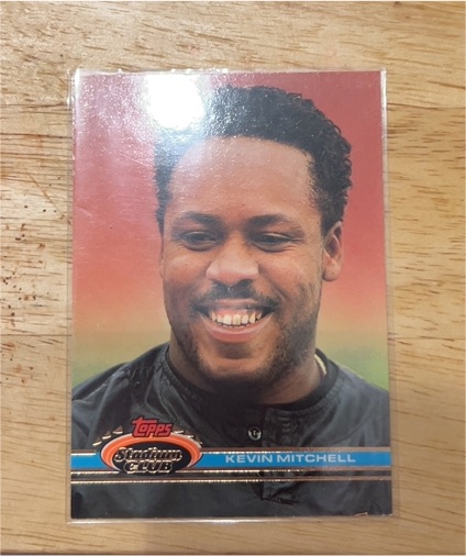 1991 Topps Stadium Club #250 Kevin Mitchell — front