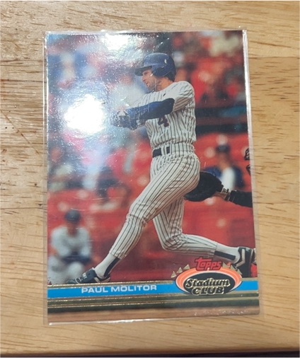 1991 Topps Stadium Club #245 Paul Molitor — front