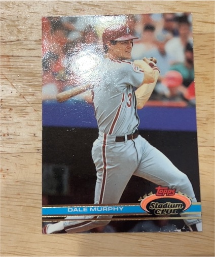 1991 Topps Stadium Club #243 Dale Murphy — front
