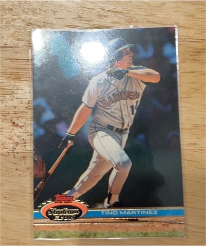 1991 Topps Stadium Club #179 Tino Martinez — front