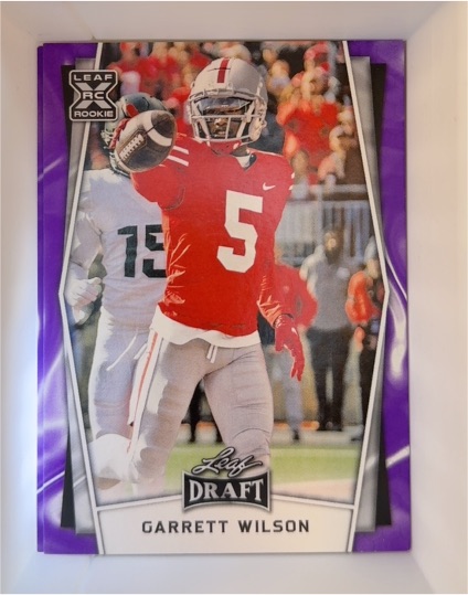 2022 Leaf Draft #B-6 Garrett Wilson — front