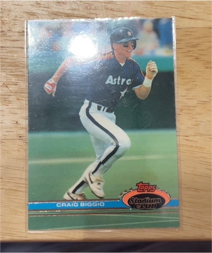 1991 Topps Stadium Club #176 Craig Biggio — front