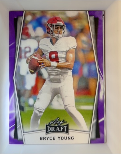 2022 Leaf Draft #B-1 Bryce Young — front