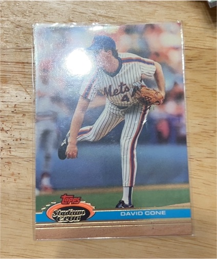 1991 Topps Stadium Club #367b David Cone — front