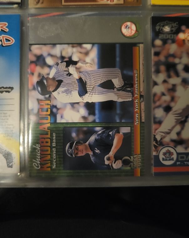 1999 Pacific Omega #9 Chuck Knoblauch — front