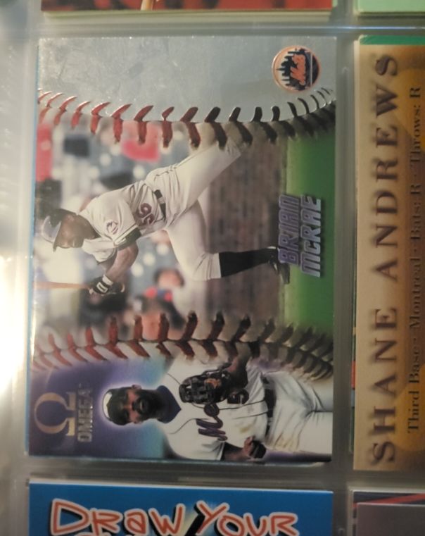 1998 Pacific Omega Brian McRae — front