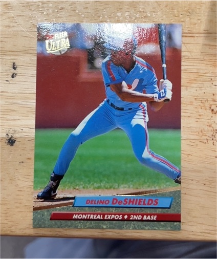 1992 Fleer Ultra #350 Delino DeShields — front