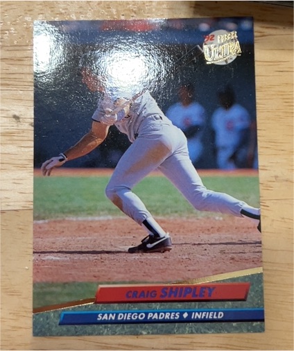 1992 Fleer Ultra #522 Craig Shipley — front