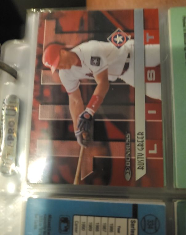 1993 Donruss #417 Rusty Greer — front