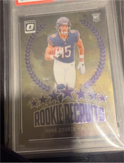 2024 Panini Donruss Optic #9 Rome Odunze Rookie Recruits — front