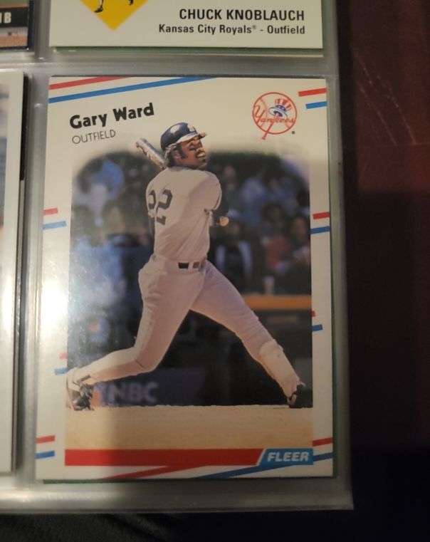 1988 Fleer #224 Gary Ward New York Yankees — front