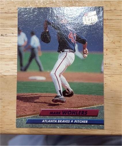 1992 Fleer Ultra #465 Mark Wohlers — front