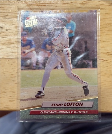 1992 Fleer Ultra #350 Kenny Lofton — front