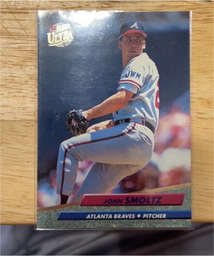 1992 Fleer Ultra #169 John Smoltz — front