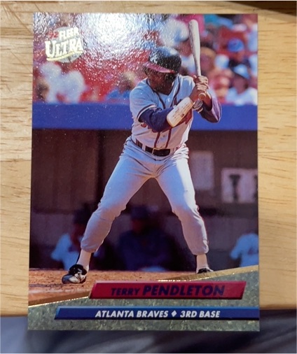 1992 Fleer Ultra #167 Terry Pendleton — front