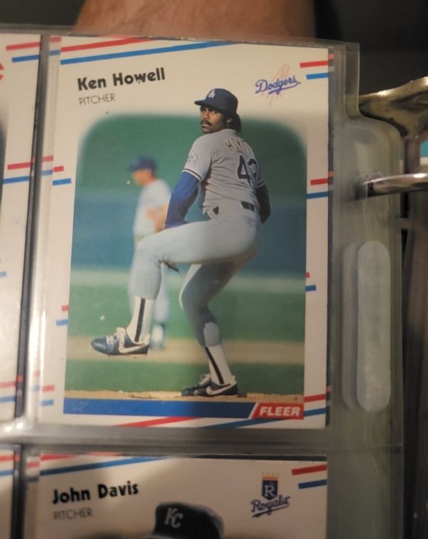 1988 Fleer #520 Ken Howell — front