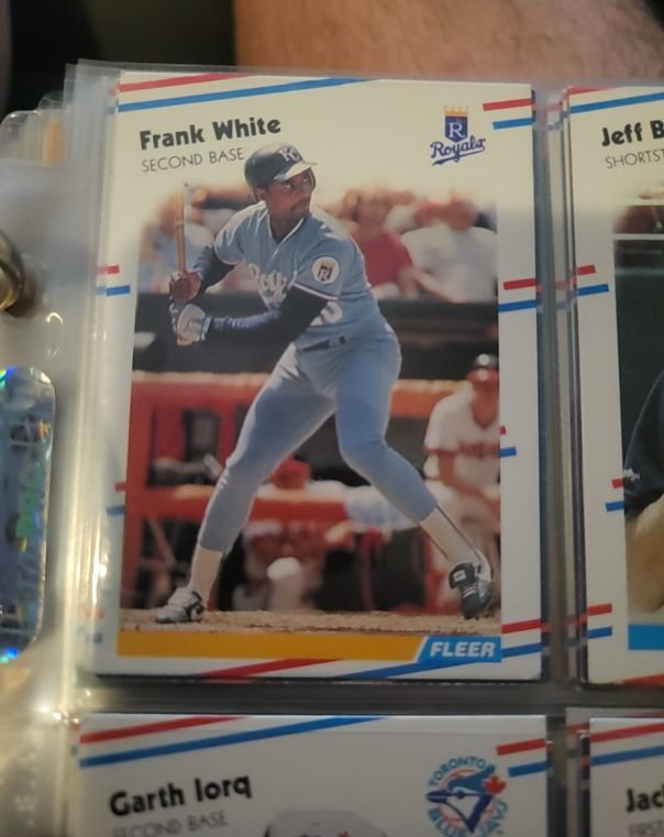 1988 Fleer #273 Frank White — front