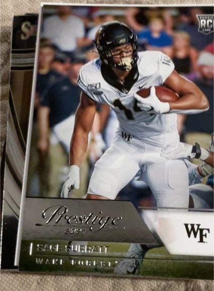2021 Panini Chronicles Prestige Draft Picks #78 Sage Surratt — front