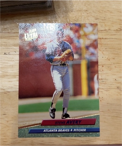 1992 Fleer Ultra #157 Steve Avery — front