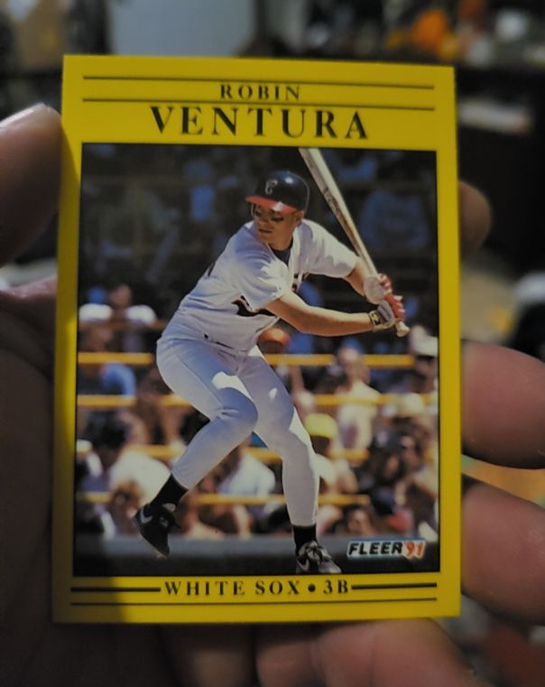 1991 Fleer #139 Robin Ventura — front