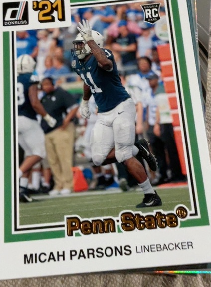 2021 Donruss #27 Micah Parsons — front