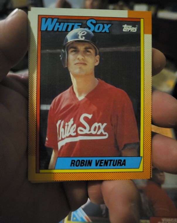 1990 Topps #121 Robin Ventura — front